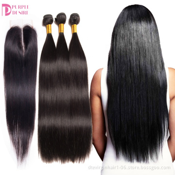 Shipping Now Wholesale Straight Natural Raw Indian Hair100% Human Steam Processed Virgin HairHair For Bun Weave Extension